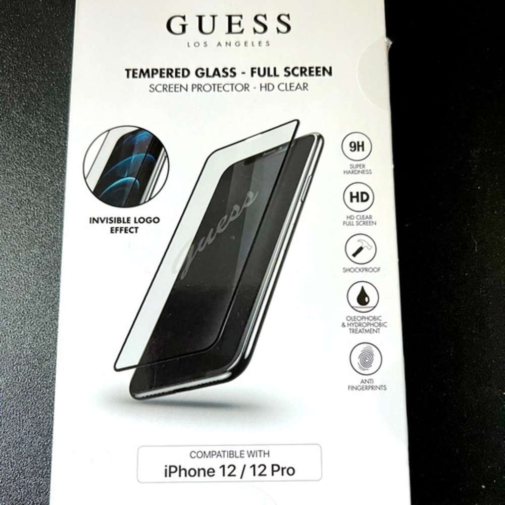 Guess iPhone 12 and 12 Pro Tempered Glass Screen Protector